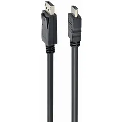 Gembird DisplayPort - HDMI, 3m HDMI Typ A (Standard) Schwarz