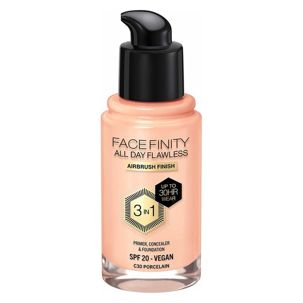 Max Factor Facefinity All Day Flawless 3 In 1 Foundation C30-Porcelain 30ml (C30 Porcelain) (0000091188)