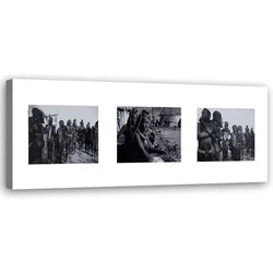 WANDBILD collage menschen in afrika