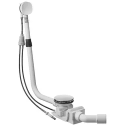 Duravit Quadroval Ab- und Überlaufgarnitur 791246000001000, chrom, für Shower + Bath