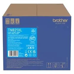 Brother, Toner, TN-821XLC Super High Yield Toner Cartridge for EC Prints (C)