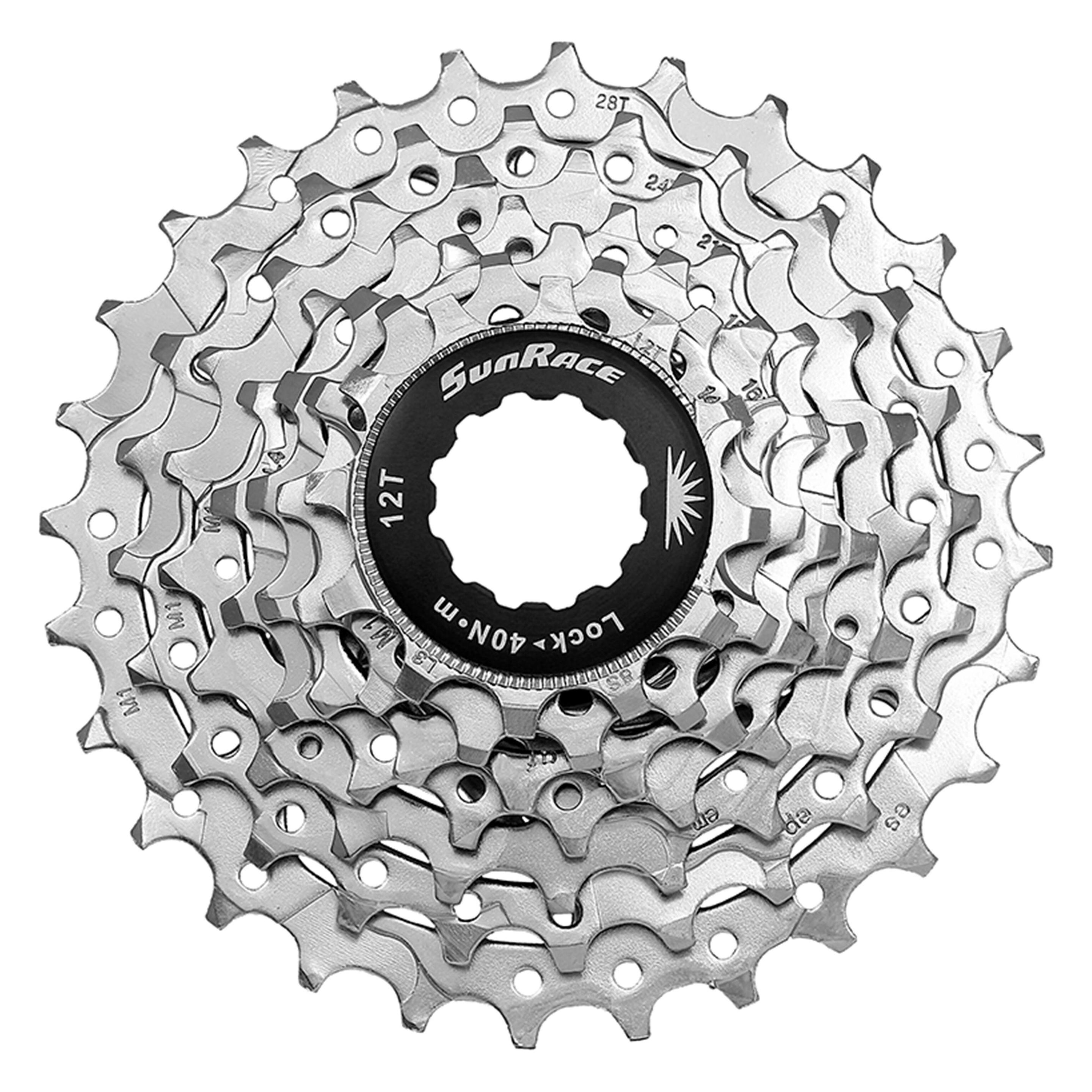 SunRace HG-Kassette 7-fach 12-28 Zähne (7-fach, 12-28) (CSM63 7BS-Box)