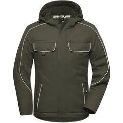 Softshelljacke mit Futter "JN886" - 4XL - olive