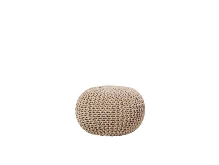 Beliani - Pouf beige 50 x 35 cm CONRAD