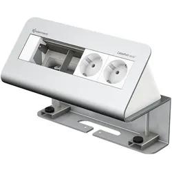 Kindermann, Steckdosenleiste, CablePort desk2 4-fold (1 m)