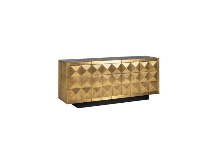 Design Sideboard „Collada“ - 3-türig Gold Richmond Interiors