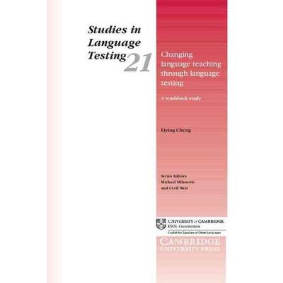 Changing Language Teaching Through Language Testing, Taschenbuch von Liying Cheng, Cambridge University Press, 978-0-521-54473-3