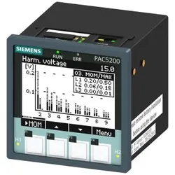 Siemens 7KM5412-6BA00-1EA2 SENTRON, Messgerät und power quality recorder, 7KM PAC5200, LCD, L-L: 690 V 7KM54126BA001EA2