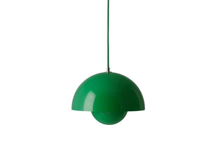 &Tradition Flowerpot VP1 Pendelleuchte Signal green