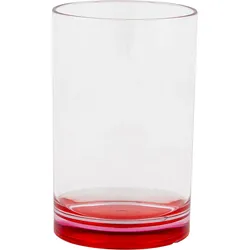 Gimex Colour Line Wasser Glas mit farbigem Boden Rainbow 4tlg.
