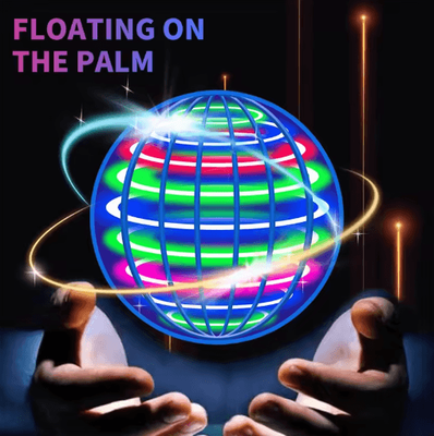 Inspire Picks Intelligent Spinning Flying Ball Toy Luminous Induction Hover Orb For Kids purple