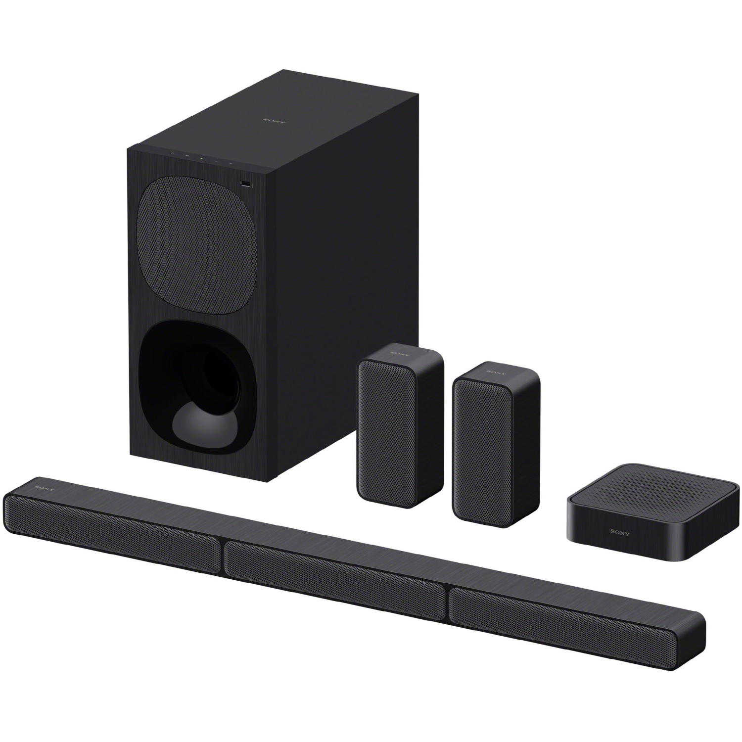 Sony HT-S40R 5.1-Kanal Home-Entertainmen Soundbar-System mit kabellosen Rücklautsprechern