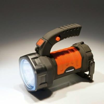 Tiross Oplaadbare Zaklamp met 3W LED en 3W COB