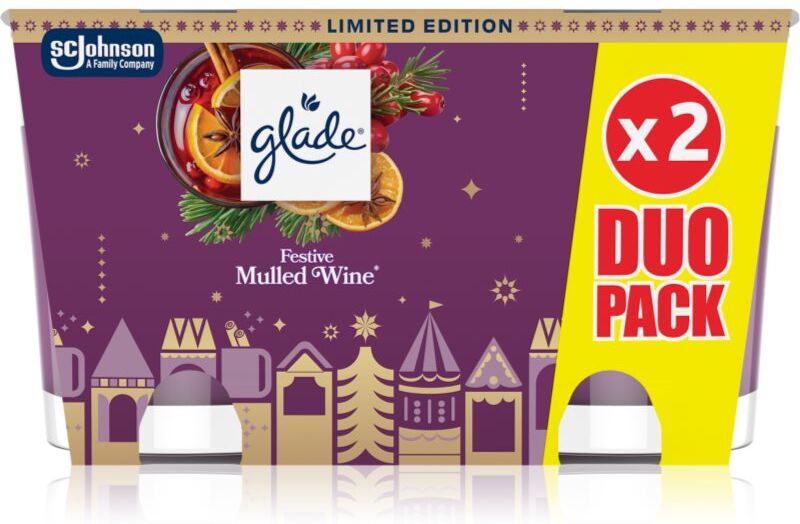 GLADE Festive Mulled Wine coffret cadeau 2x112 g