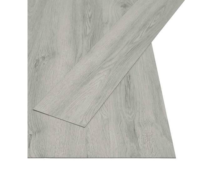 Planches de sol autocollantes 32 pièces Gris clair 4,46 m² PVC