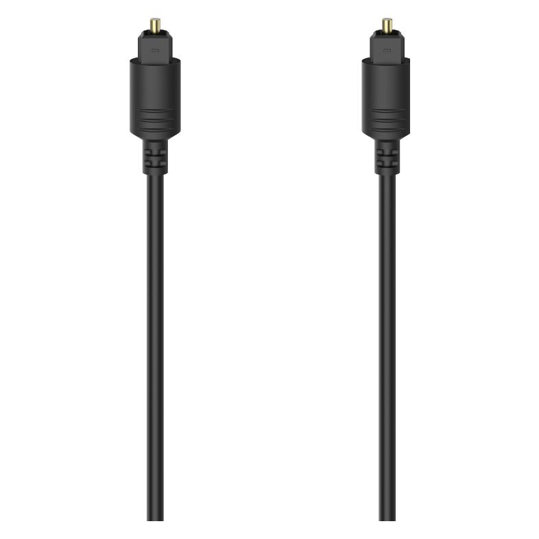 Hama Audio-Lichtleiter-Kabel, ODT-Stecker - ODT-Stecker, 3,0 m (3 m, Toslink Kabel) (00305024)