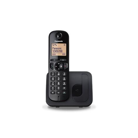 Panasonic KX-TGC210FXB Cordless phone, Black (KX-TGC210FXB)