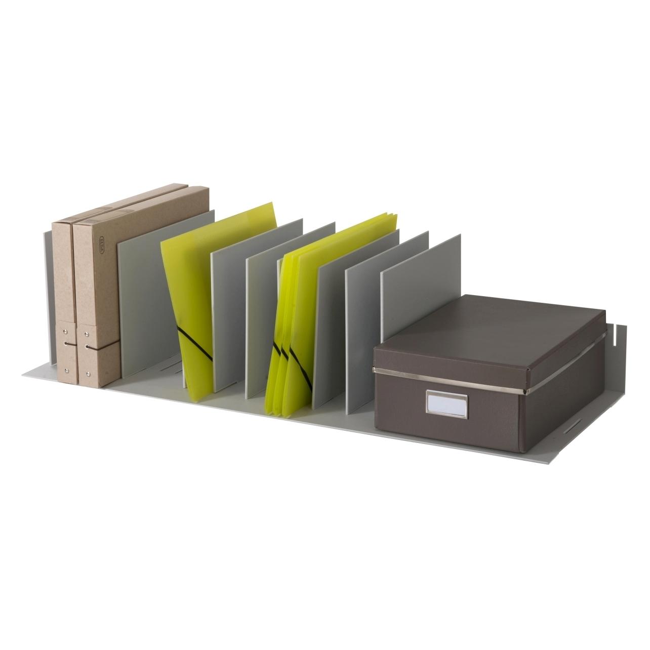 Paperflow Belegfach, flexible Einteilung, grau (A4) (4933.02)