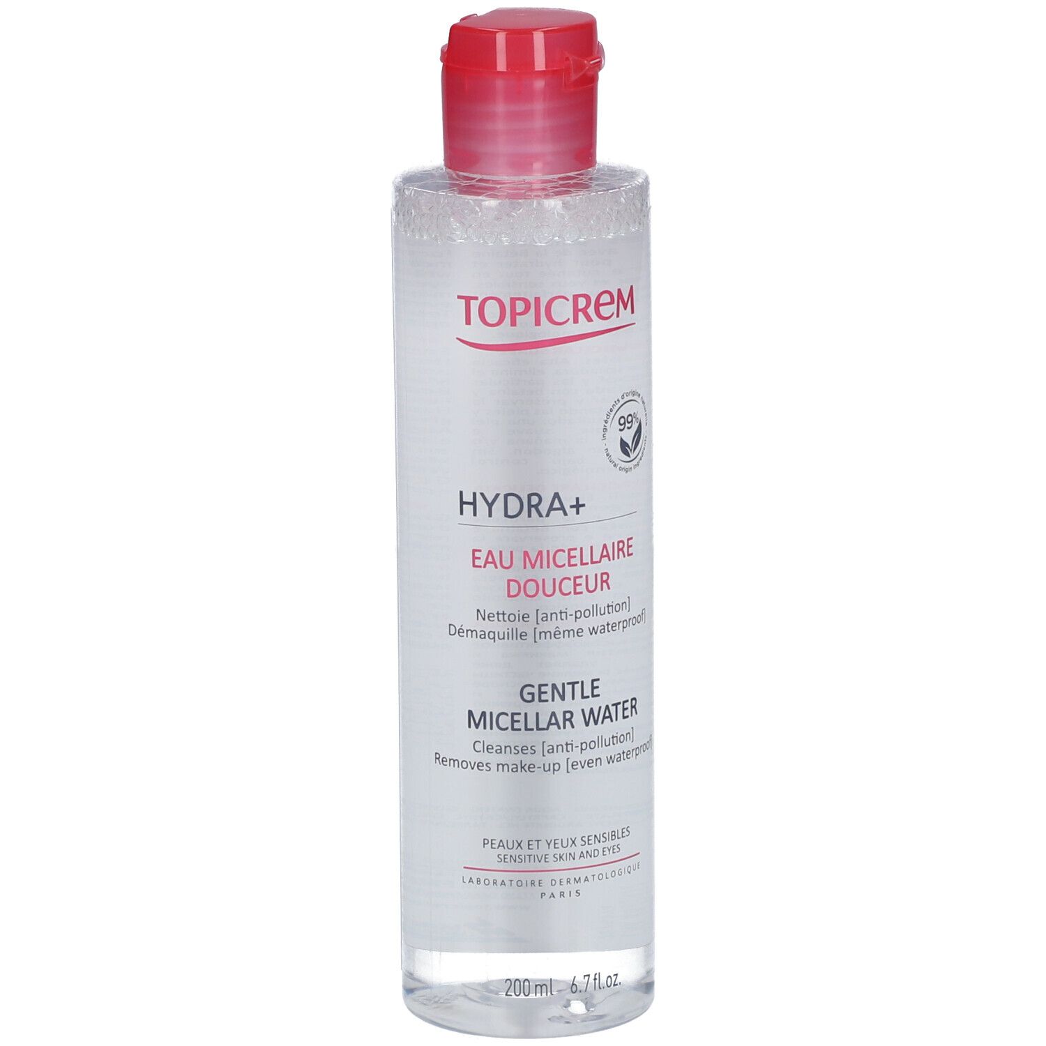 Topicrem Hydra+ Zacht Micellair Water 200 ml Gesichtswasser