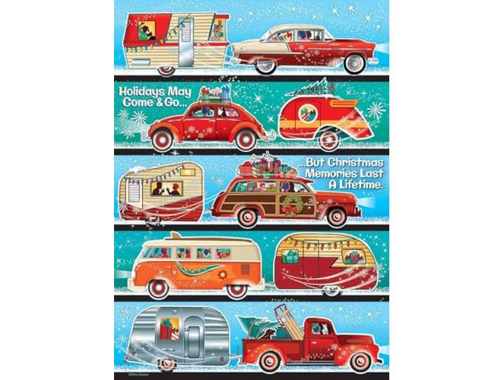 Cobble Hill legpuzzel Holiday Hustle - 1000 stukjes kerst puzzel