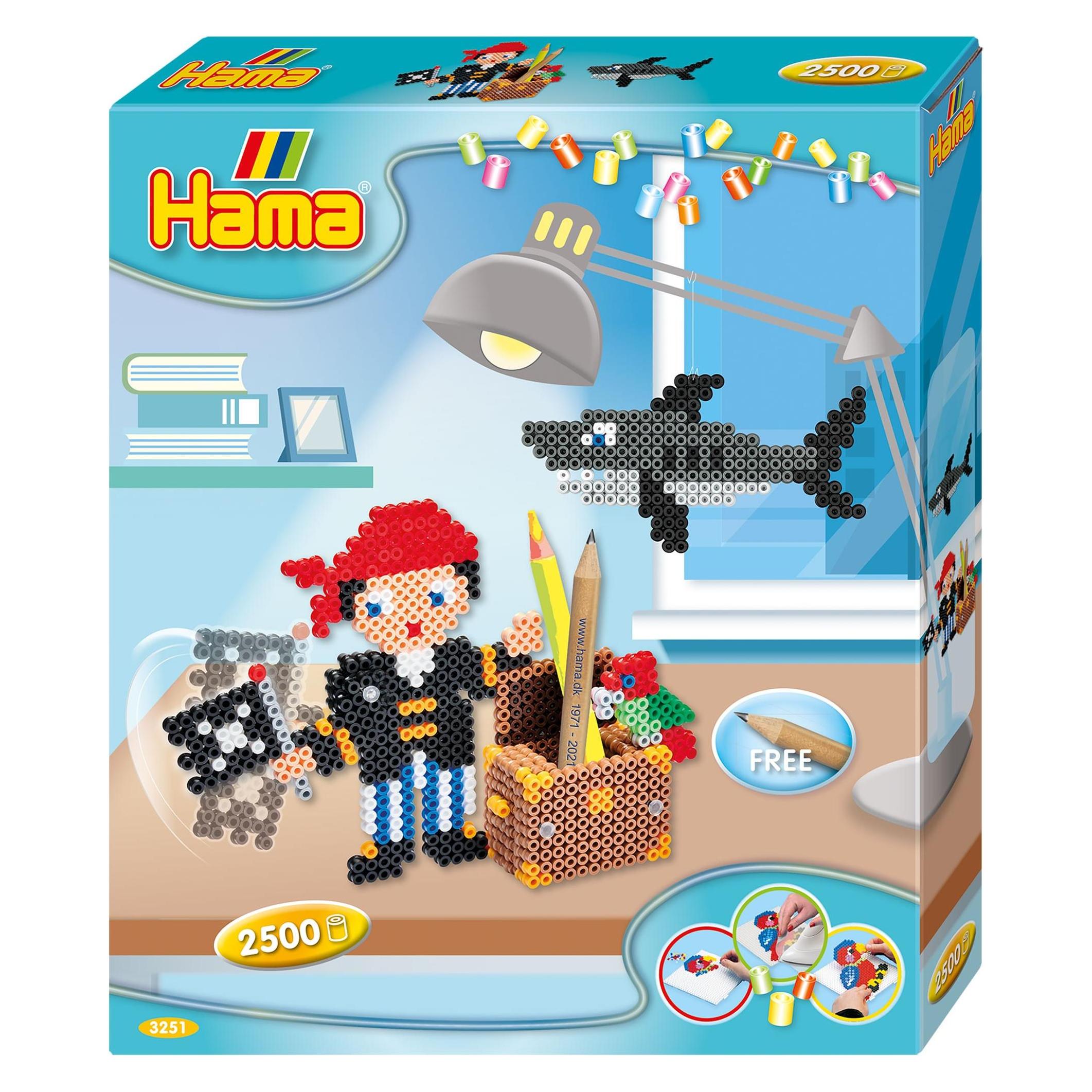 Hama Perlen Geschenkp. Piratenspass 2.500 Stück (3251)