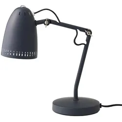 Superliving Schreibtischlampe Dynamo 345 matt schwarz mit Gelenken und Kippschalter (SL-05351)