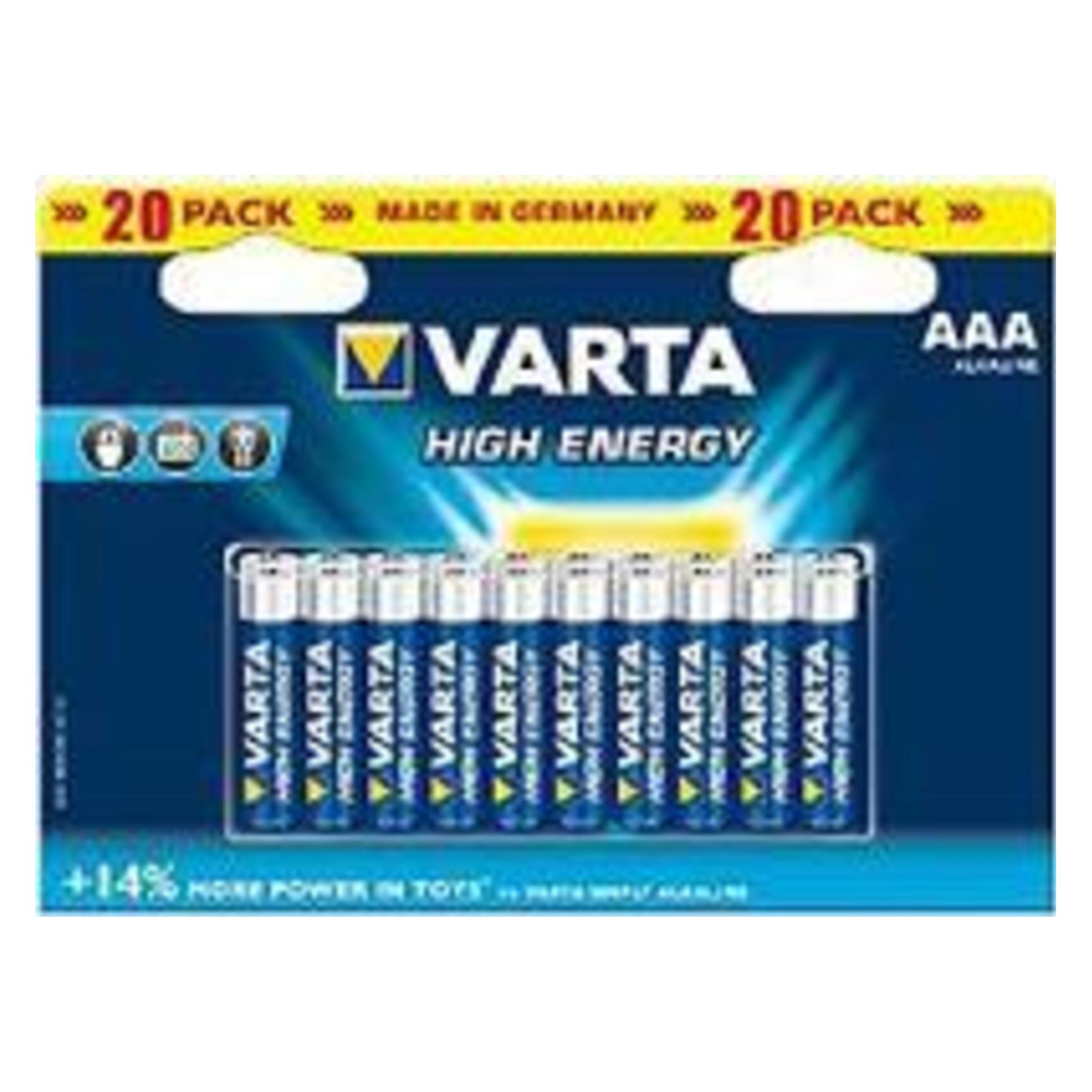 Varta LONGLIFE Power (20 Stk., AAA, 1260 mAh) (4903121420)