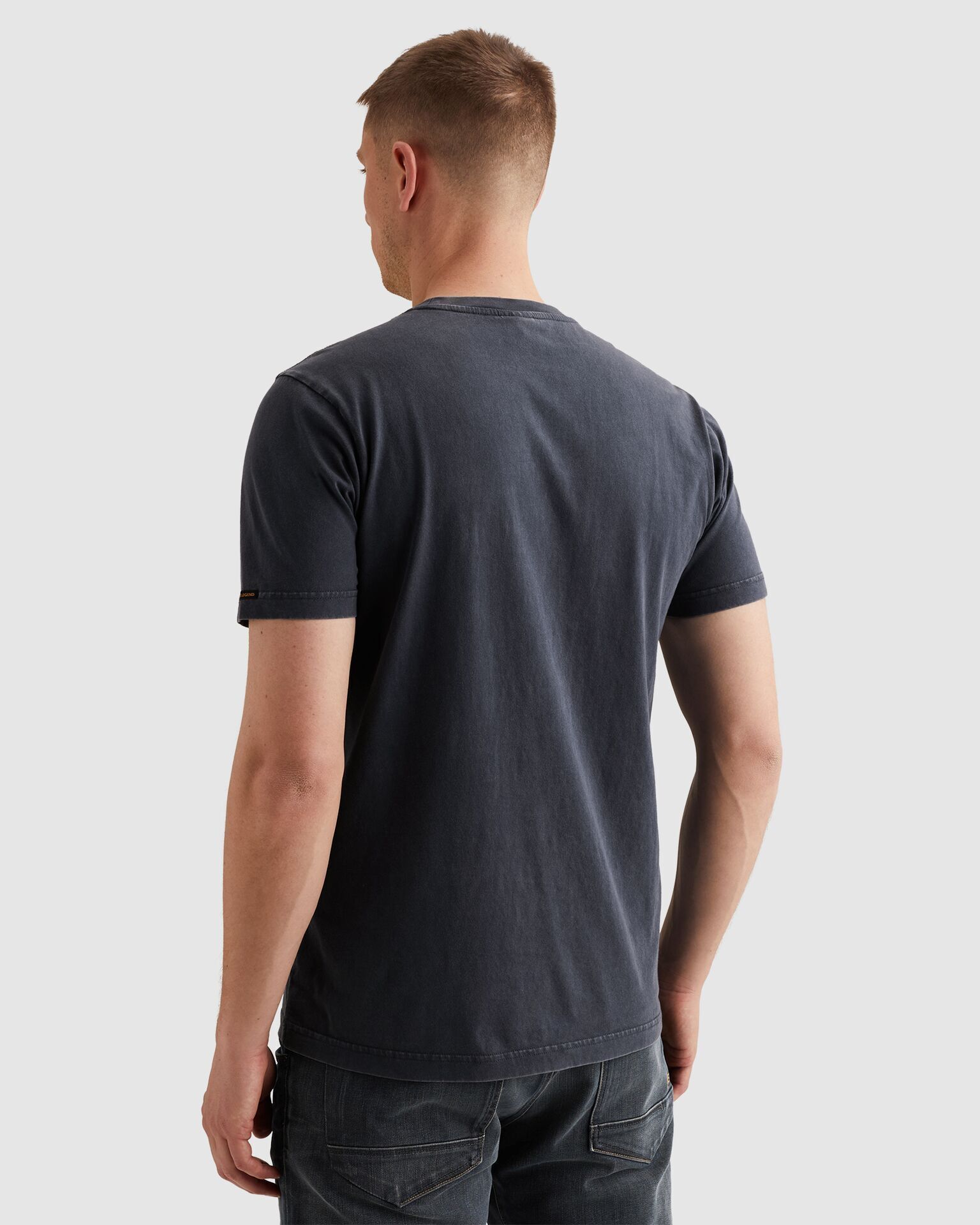 T-Shirt PME LEGEND, Herren, Gr. 5XL, mood indigo, Jersey, Obermaterial: 100% Baumwolle, normal normal, Rundhals, Shirts T-Shirt, Garment dye - Färbung