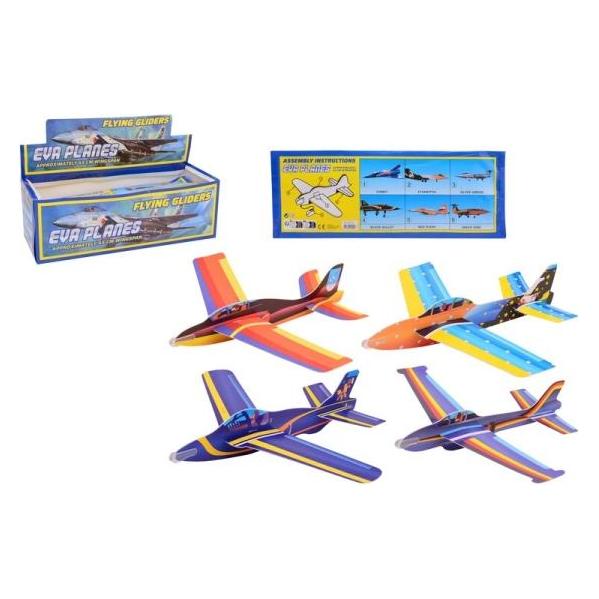 Johntoy Schaumstoffflugzeug Jumbo, 45cm (24510)