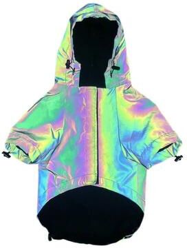 Happy Pet Pantry Dog Hoodie: Reflective Windbreaker For Large & Small Dogs XS A