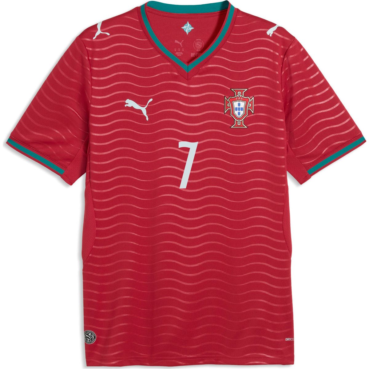 Puma FPF Home Jersey Replica Player club red-green lagoon (77) XS 788141-77-XS