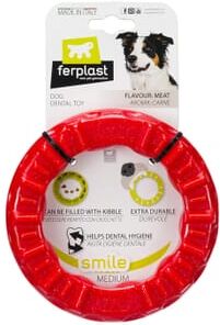 Ferplast Brinquedo Cão Smile S Dog Ring Preto