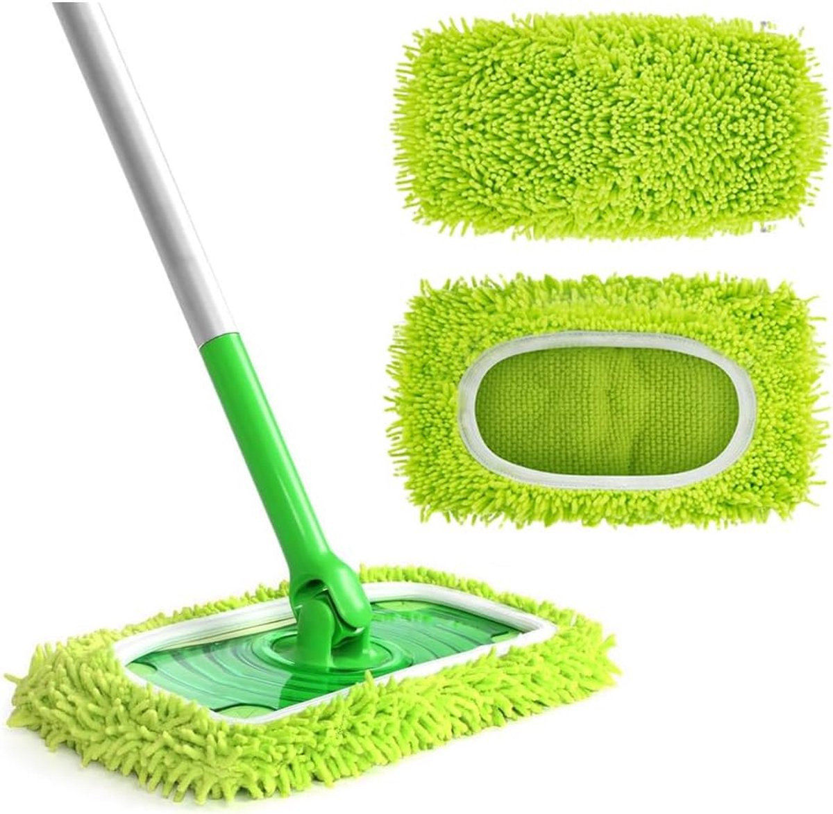 2 stuks herbruikbare microvezel doekjes voor Swiffer Wetjet, wasbaar