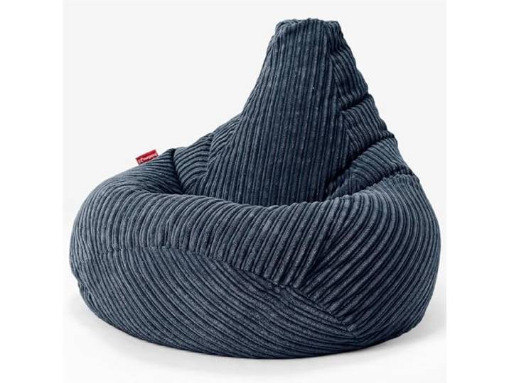 Lounge Pug, Gaming Sitzsack Sessel, Cord Marineblau