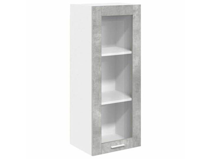 IBUQDDV Hängeschrank Betongrau 40 x 31 x 100 cm Holzwerkstoff Wandmontage, viel Stauraum, glatte Oberfläche, feuchtes Tuch, Küchenutensilien, Geschirr, moderne Küche