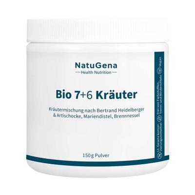 BIO 7+6 Kräuter Artischocke+Mariendistel veg.Pulv. 150 g Pulver