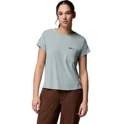 COLUMBIA Damen Shirt Daniela Falls SS, Größe L in Blau Blau