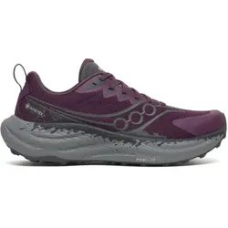 Saucony Damenlaufschuhe Ride TR3 GTX, eggplant/ebony - lila / 40,5