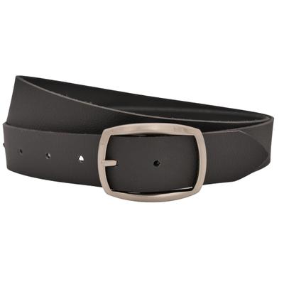 Ledergürtel ANNAMATONI "AnnaMatoni Ledergürtel Lui Ledergürtel Lui", Damen, Gr. TW75 - 90cm Gesamtlänge, schwarz (schwarz 790), 100% Leder, Gürtel Ledergürtel