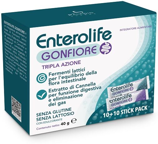 PALADIN PHARMA SpA ENTEROLIFE GONFIORE 10+10STICK