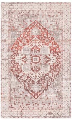 SAFAVIEH Handmade Saffron Traditional Tribal Ivory/Rust Cotton Rug