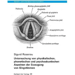 Untersuchung von physikalischen, phonetischen und psychoakustischen Aspekten der Erzeugung von Sings, Fachbücher von Sigurd Rosenau