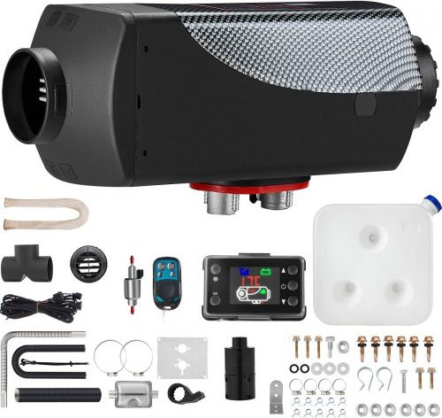 VEVOR 12V Diesel Luchtverwarmer 8 KW Standkachel voor Auto, Camper, Boot en Vrachtwagen, Zwart