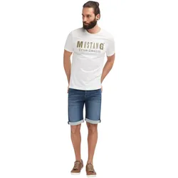 Mustang Herren Jeansshort Chicago in blauem Casual Look-W31