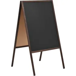 Helloshop26 - Doppelseitiges freistehendes Bild aus Zedernholz 60 x 80 cm schwarz 02_0045437