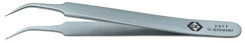 C.K T2317 Präzisionspinzette Spitz, gebogen, fein 105mm