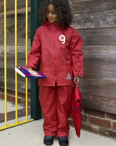 Bad Weather Outfit bimbo: giacca e pantaloni anti-pioggia Personalizzate o neutre Result