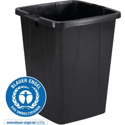 DURABIN ECO 90 S - Abfallbehälter 90 l, schwarz, ohne Deckel