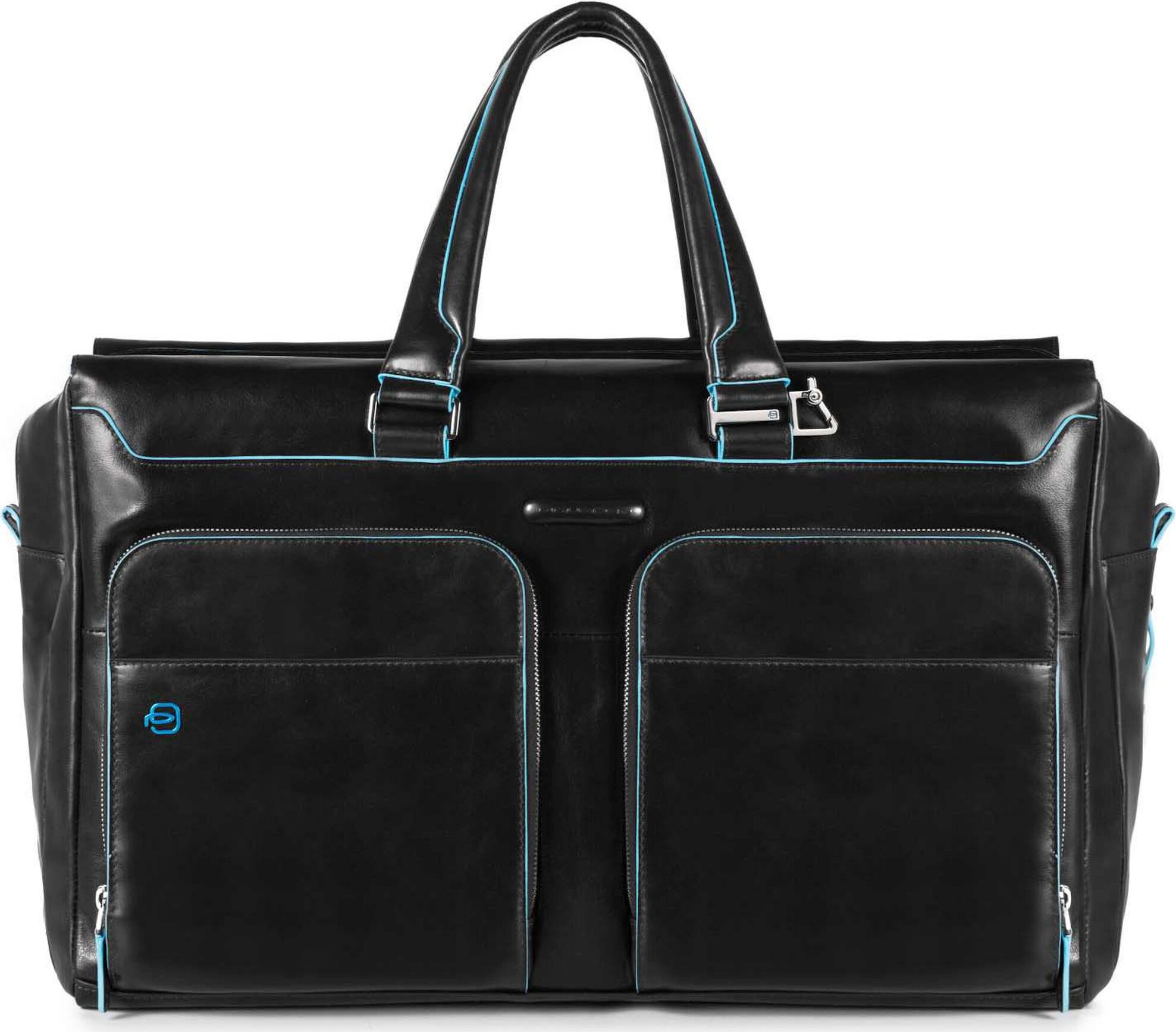 PIQUADRO Blue Square Duffel Bag Black