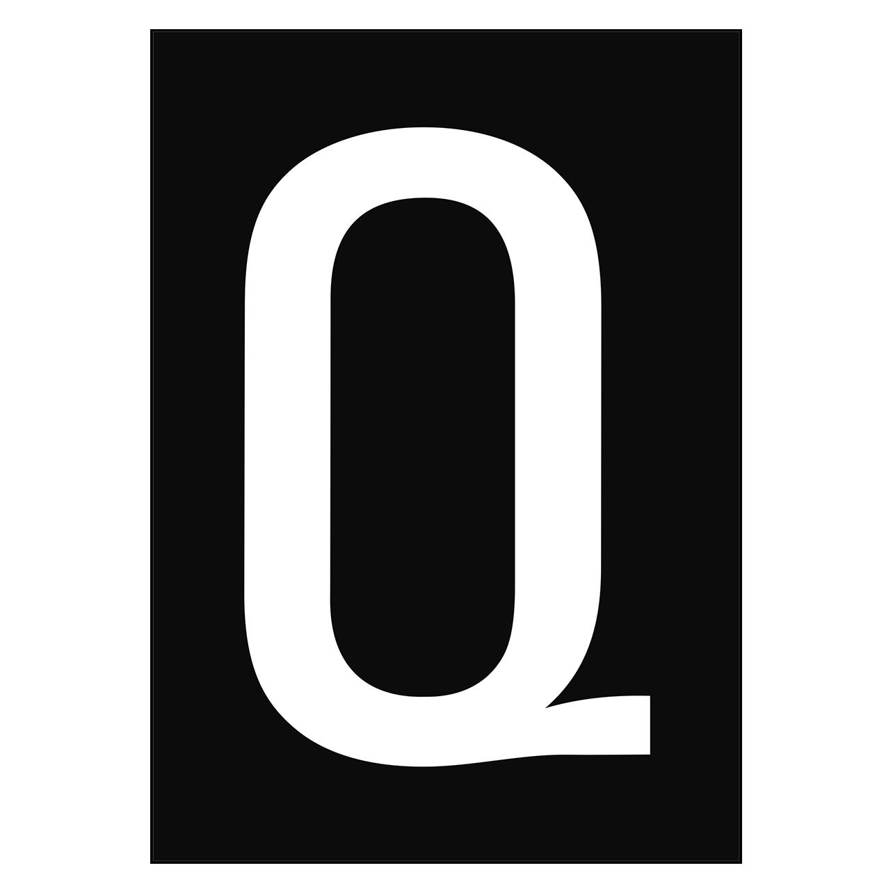Brady A4-Etiketten mit Zahlen und Buchstaben (NL859A4BK-Q)